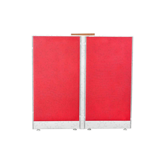 MEJA KANTOR - OFFICE DESK Meja Partisi Harold Evolux Top Cherry 4Way dan Ambalan | 100 HAROLD OSCARLIVING