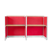 MEJA KANTOR - OFFICE DESK Meja Partisi Harold Evolux Top Cherry 4Way dan Ambalan | 120 HAROLD OSCARLIVING