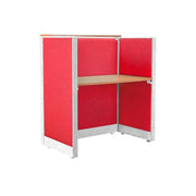 MEJA KANTOR - OFFICE DESK Meja Partisi Harold Evolux Top Cherry Solo dan Ambalan | 100 HAROLD OSCARLIVING
