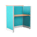 MEJA KANTOR - OFFICE DESK Meja Partisi Harold Evolux Top Cherry Solo dan Ambalan | 100 HAROLD OSCARLIVING