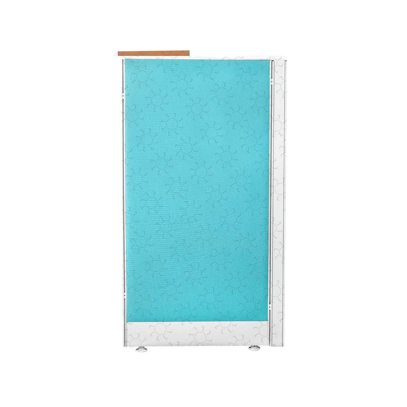 MEJA KANTOR - OFFICE DESK Meja Partisi Harold Evolux Top Cherry Solo dan Ambalan | 120 HAROLD OSCARLIVING