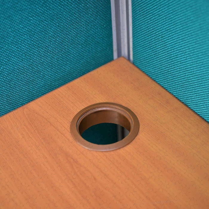 MEJA KANTOR - OFFICE DESK Meja Partisi Harold Evolux Top Cherry Solo dan Ambalan | 120 HAROLD OSCARLIVING