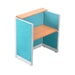 MEJA KANTOR - OFFICE DESK Meja Partisi Harold Evolux Top Cherry Solo dan Ambalan | 120 HAROLD OSCARLIVING