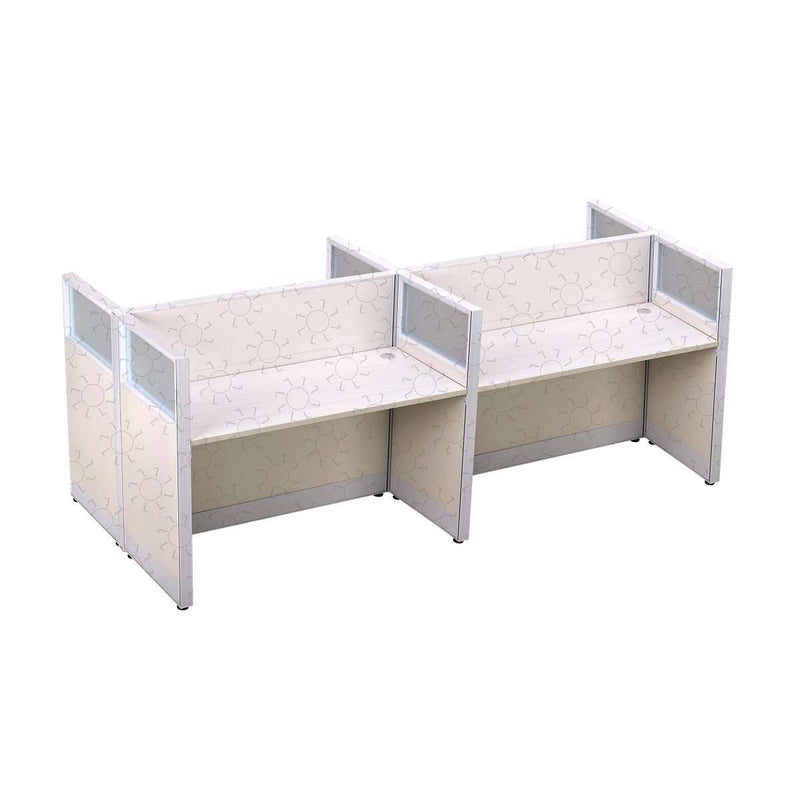 MEJA KANTOR - OFFICE DESK Meja Partisi Harold Magnus 4Way HAROLD OSCARLIVING