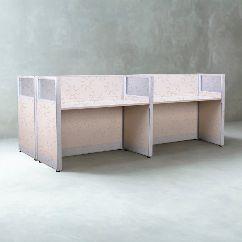 MEJA KANTOR - OFFICE DESK Meja Partisi Harold Magnus 4Way HAROLD OSCARLIVING