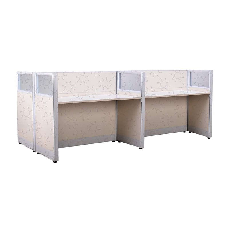 MEJA KANTOR - OFFICE DESK Meja Partisi Harold Magnus 4Way HAROLD OSCARLIVING