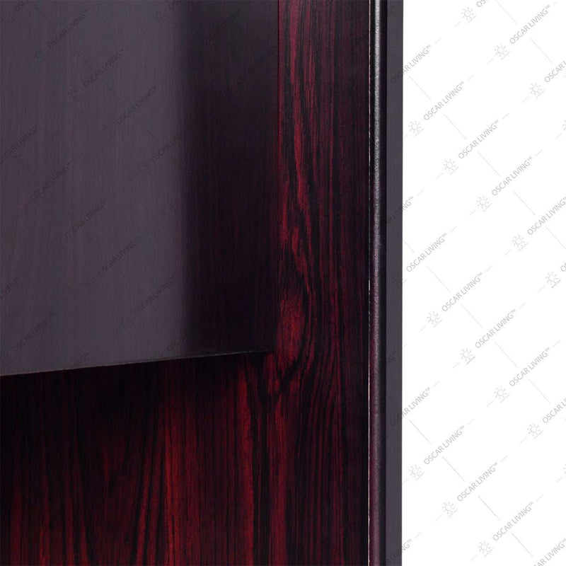 MEJA KANTOR - OFFICE DESK Meja Staff Dark Mahony Horse Metal HORSE METAL OSCARLIVING