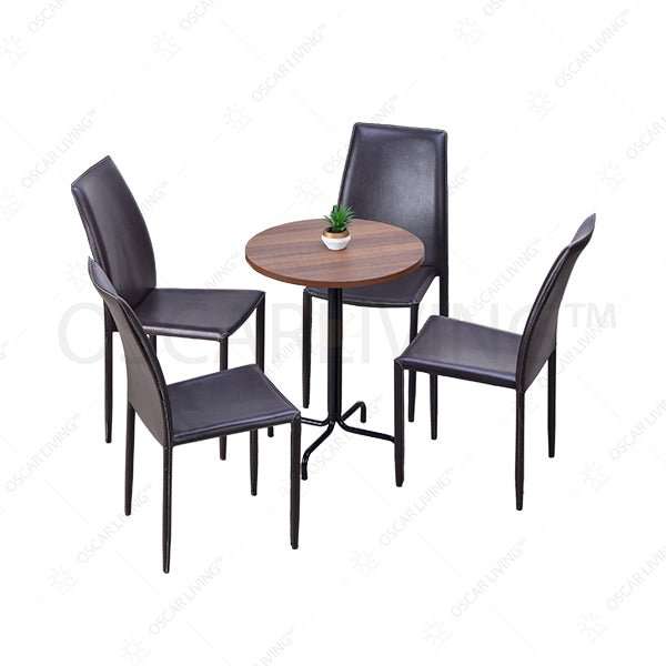 MEJA MAKAN Meja Kopi Cofemo Florida dan Kursi JC11 COFEMO OSCARLIVING