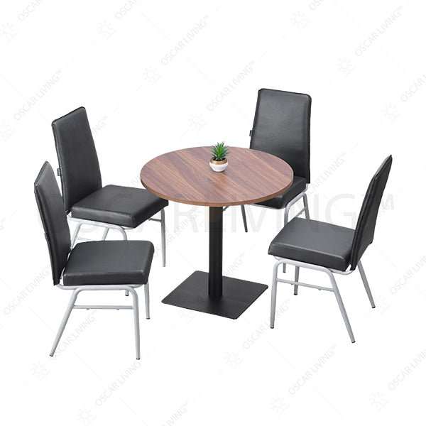 MEJA MAKAN Meja Kopi Cofemo Kansas dan Kursi CC02 COFEMO OSCARLIVING