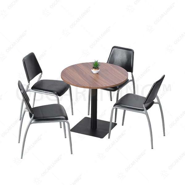 MEJA MAKAN Meja Kopi Cofemo Kansas dan Kursi CC12 COFEMO OSCARLIVING