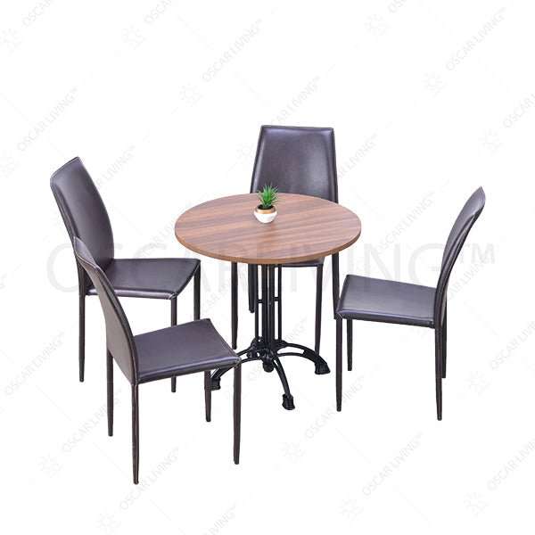 MEJA MAKAN Meja Kopi Cofemo Louisiana dan Kursi JC11 COFEMO OSCARLIVING