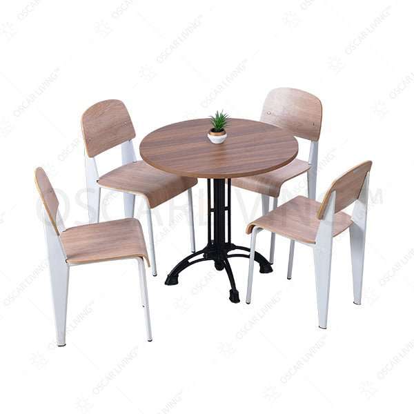 MEJA MAKAN Meja Kopi Cofemo Louisiana dan Kursi Turin COFEMO OSCARLIVING