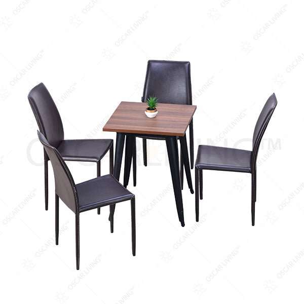 MEJA MAKAN Meja Kopi Cofemo Montreal dan Kursi JC11 COFEMO OSCARLIVING