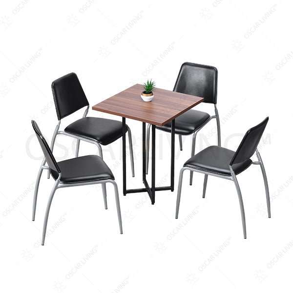 MEJA MAKAN Meja Kopi Cofemo Oregon dan Kursi CC12 COFEMO OSCARLIVING