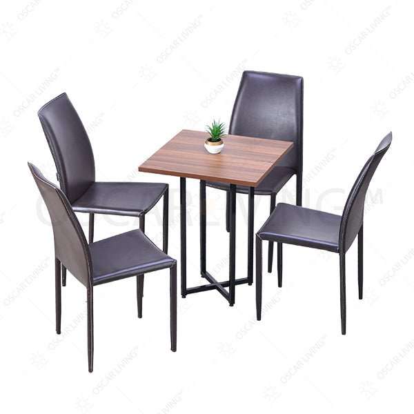 MEJA MAKAN Meja Kopi Cofemo Oregon dan Kursi JC11 COFEMO OSCARLIVING