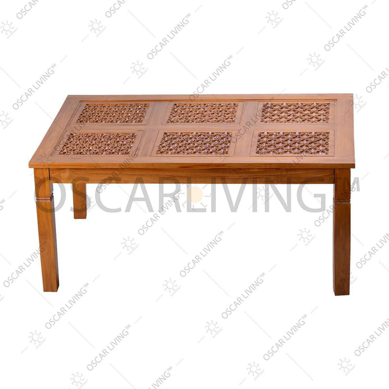 MEJA MAKAN Meja Makan dan Kursi Makan OLC 1000 Bunga OLIV OSCARLIVING