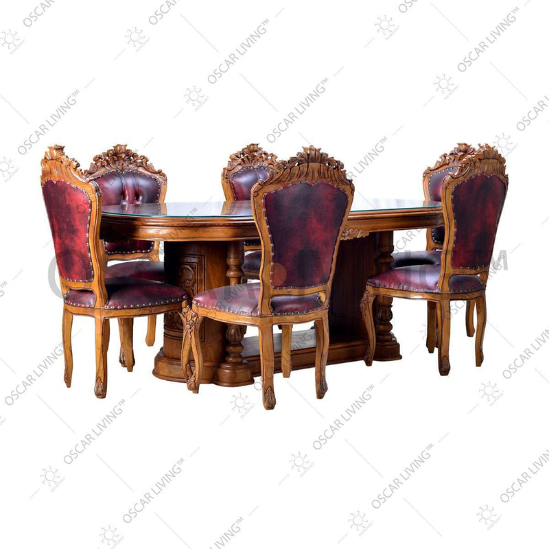 MEJA MAKAN Meja Makan dan Kursi Makan OLC Ganesha Pungkur OLIV OSCARLIVING