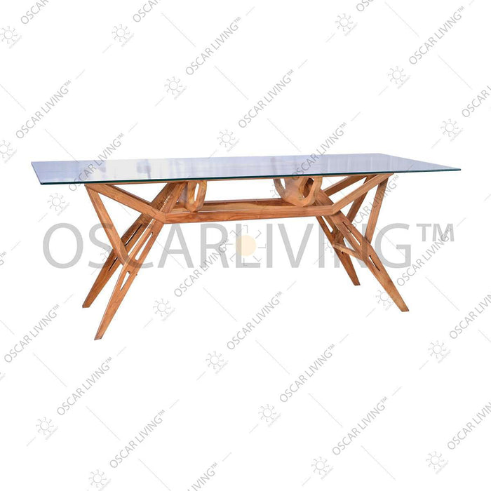 MEJA MAKAN Meja Makan OLC Bening OLIV OSCARLIVING