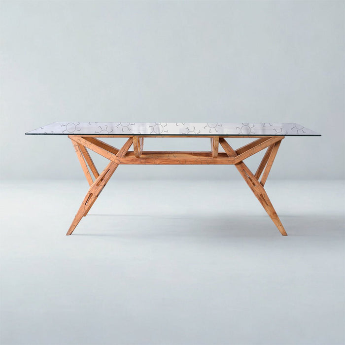 MEJA MAKAN Meja Makan OLC Bening OLIV OSCARLIVING