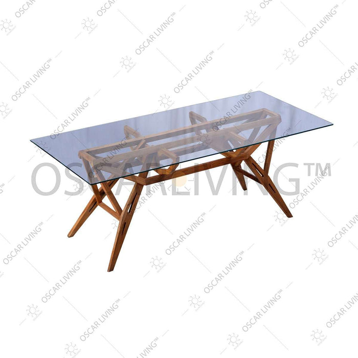 MEJA MAKAN Meja Makan OLC Bening OLIV OSCARLIVING