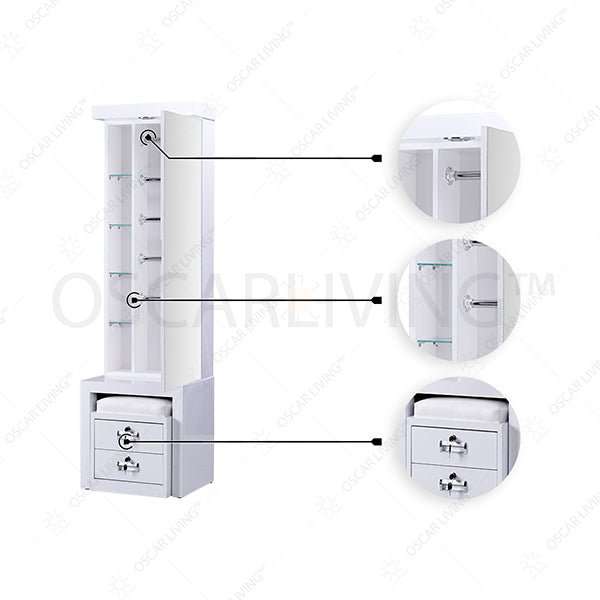 MEJA RIAS - DRESSING TABLE Meja Rias ITO OLC MR HPL Minimalis OLIV OSCARLIVING
