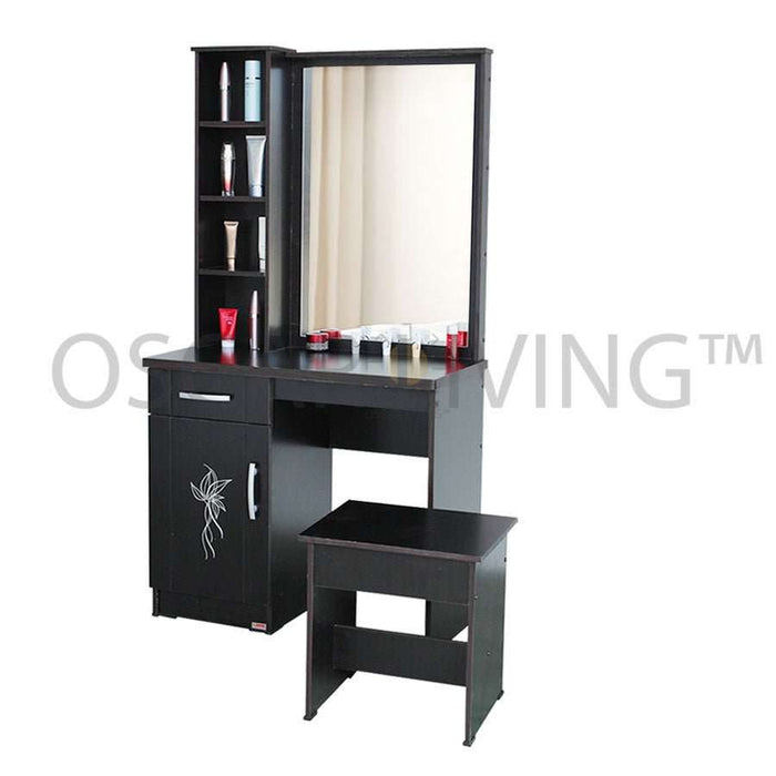 MEJA RIAS - DRESSING TABLE Meja Rias Minimalis Lunar MR525 LUNAR OSCARLIVING