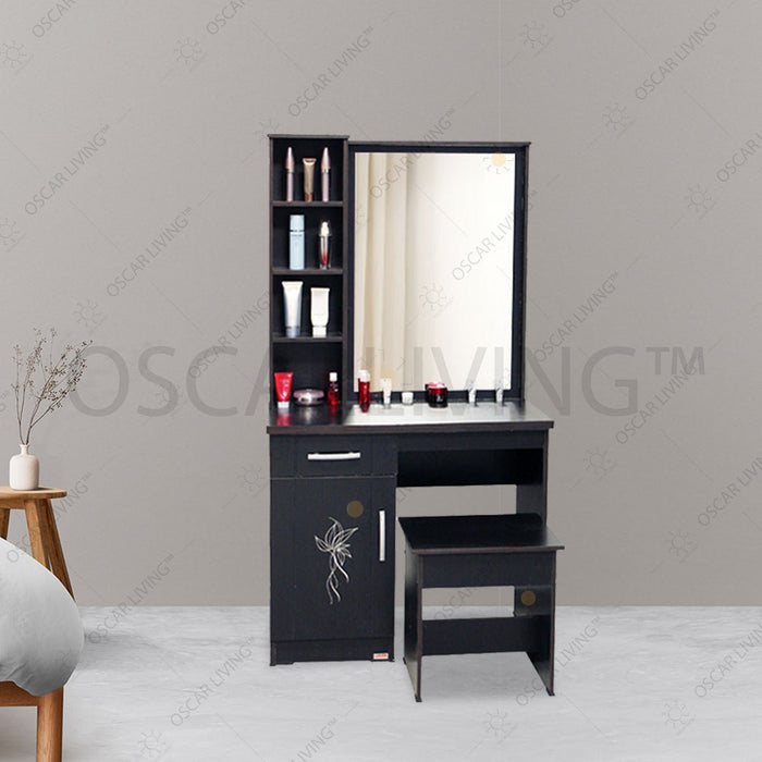 MEJA RIAS - DRESSING TABLE Meja Rias Minimalis Lunar MR525 LUNAR OSCARLIVING