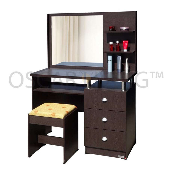 MEJA RIAS - DRESSING TABLE Meja Rias Minimalis Lunar MR526 LUNAR OSCARLIVING