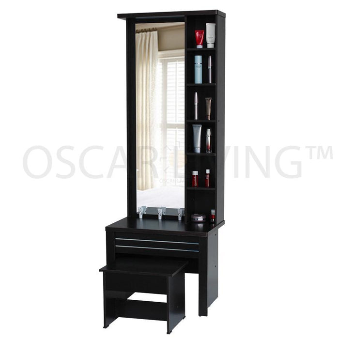 MEJA RIAS - DRESSING TABLE Meja Rias Minimalis Lunar MR529 LUNAR OSCARLIVING