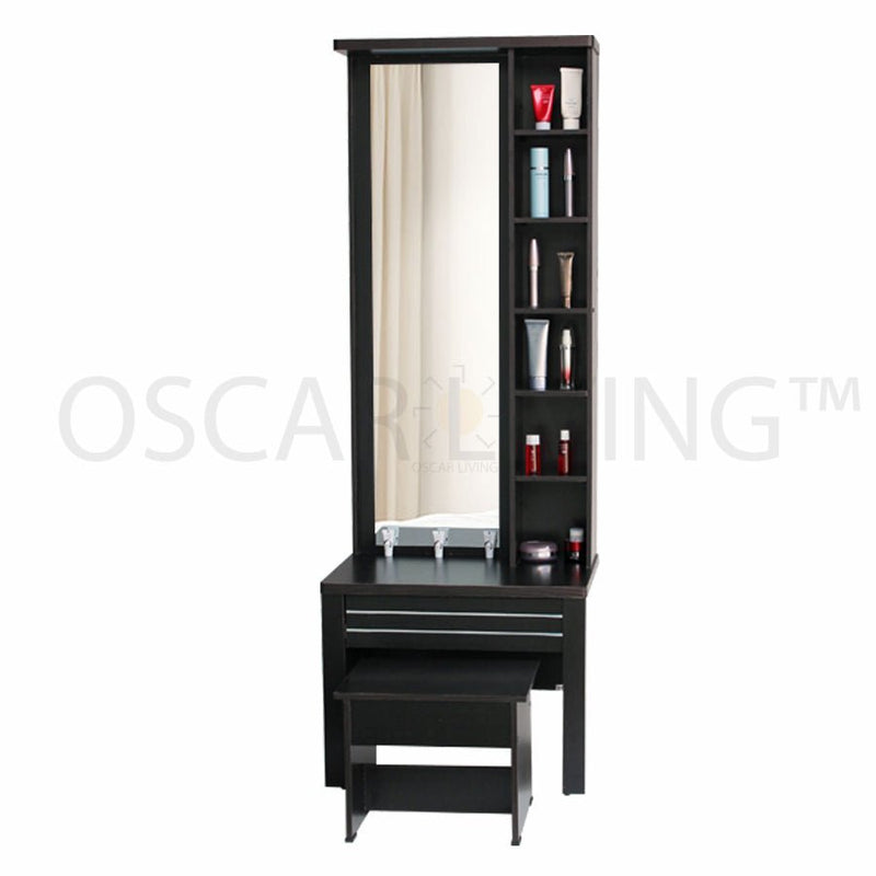 MEJA RIAS - DRESSING TABLE Meja Rias Minimalis Lunar MR529 LUNAR OSCARLIVING