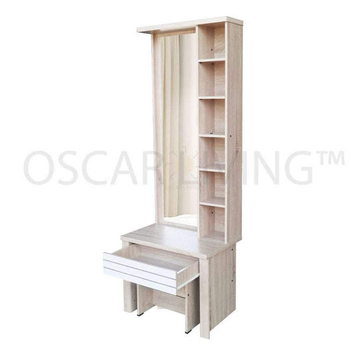 MEJA RIAS - DRESSING TABLE Meja Rias Minimalis Lunar MR529 LUNAR OSCARLIVING