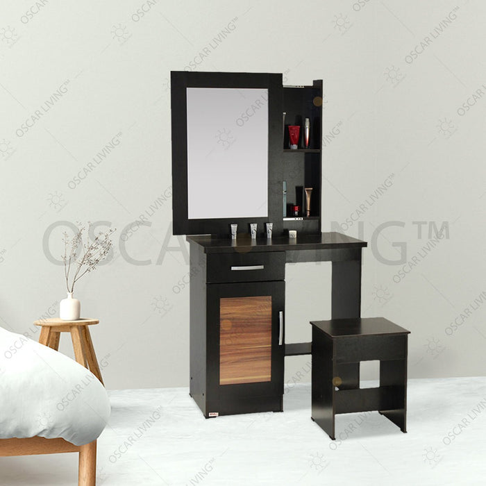 MEJA RIAS - DRESSING TABLE Meja Rias Minimalis Lunar MR530 LUNAR OSCARLIVING