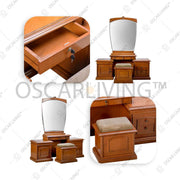 MEJA RIAS - DRESSING TABLE Meja Rias OLIV Morino OLIV OSCARLIVING
