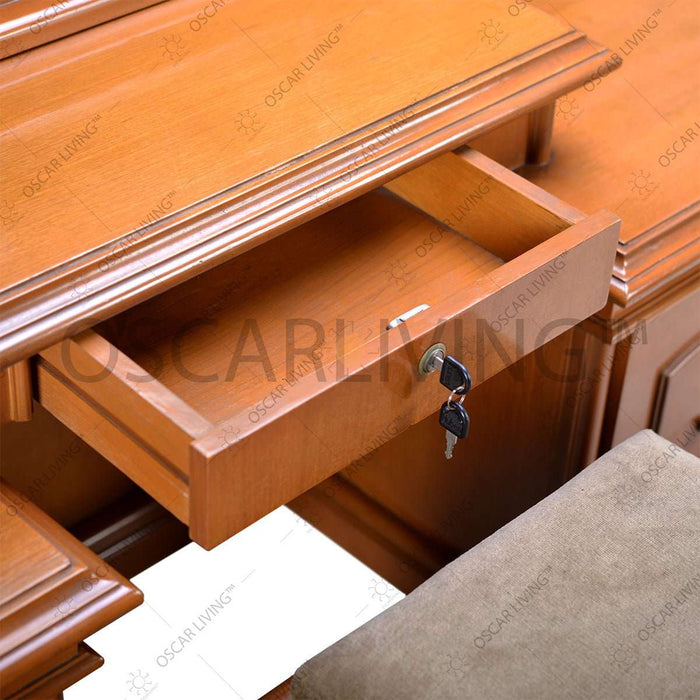 MEJA RIAS - DRESSING TABLE Meja Rias OLIV Morino OLIV OSCARLIVING