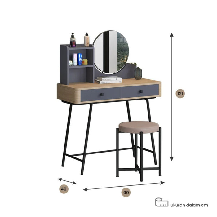 MEJA RIAS - DRESSING TABLE Meja Rias Siantano Cena MR 01 SIANTANO OSCARLIVING