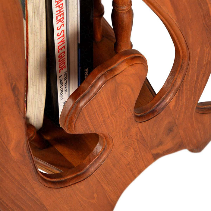 Meja Serbaguna Meja Sudut Oval OLIV Waingapu | Rak Koran OLIV OSCARLIVING