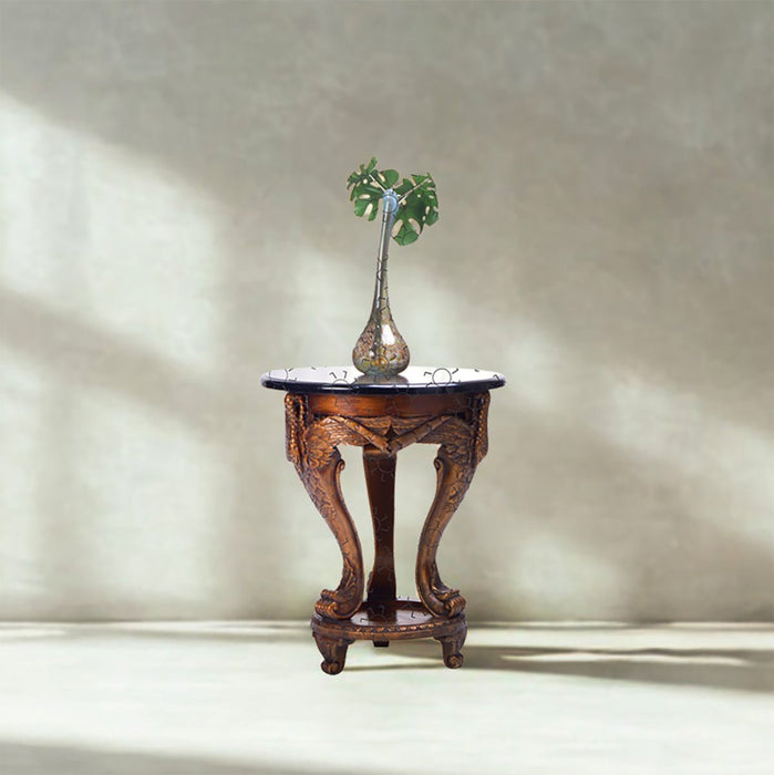 MEJA SERBAGUNA - MULTIPURPOSE TABLE Meja Kayu OLIV Bulat Swan OLIV OSCARLIVING