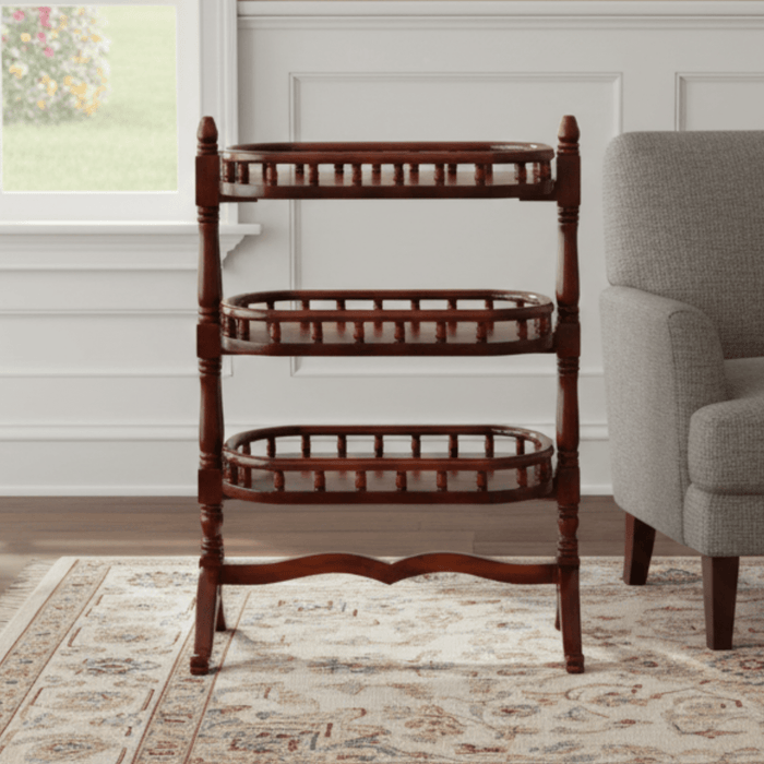 MEJA SERBAGUNA - MULTIPURPOSE TABLE Rak serbaguna Mahogani OLIV Ritz Nebraska OLIV OSCARLIVING