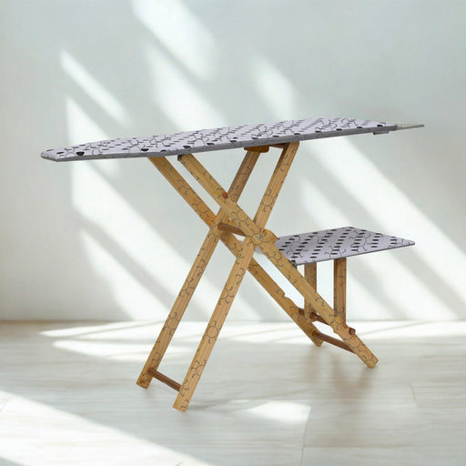 Meja Setrika Meja Setrika Rangka Kayu MAMAMIA Motif MAMAMIA OSCARLIVING