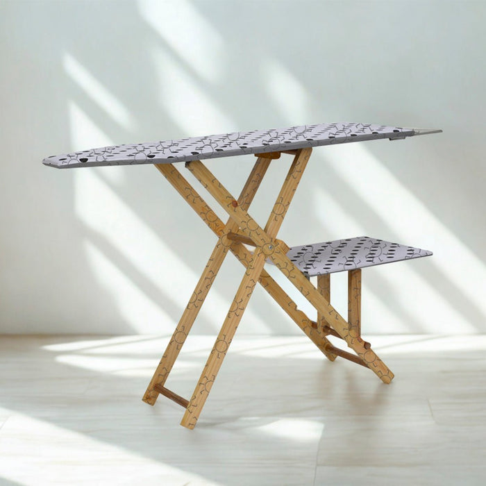 Meja Setrika Meja Setrika Rangka Kayu MAMAMIA Motif MAMAMIA OSCARLIVING