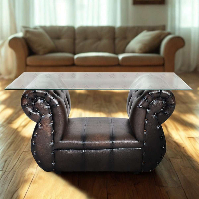 MEJA TAMU - COFFEE TABLE Meja Ruang Tamu Classic OLIV CS02 OLIV OSCARLIVING