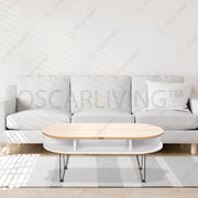 MEJA TAMU - COFFEE TABLE Meja Ruang Tamu Minimalis DACHI Moana DACHI OSCARLIVING