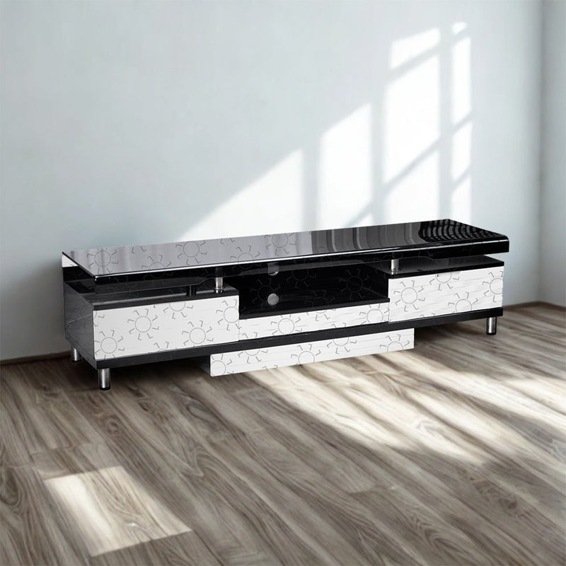 MEJA TV - TV STAND Meja TV Minimalis UD Fajar OLIV MTV 2L Kaca | TV Stand OLIV OSCARLIVING