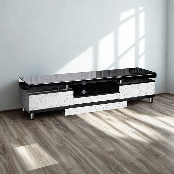 MEJA TV - TV STAND Meja TV Minimalis UD Fajar OLIV MTV 2L Kaca | TV Stand OLIV OSCARLIVING