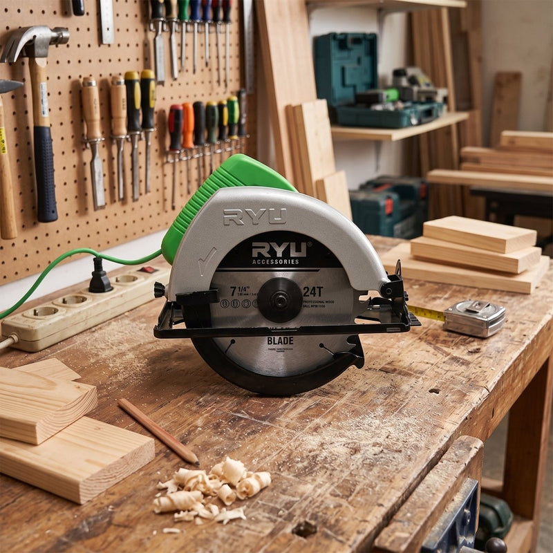 MESIN GERGAJI Gergaji Mesin Ryu Circular Saw RCS185-1 RYU OSCARLIVING