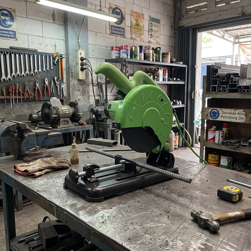MESIN POTONG BESI Mesin Potong Besi Ryu Cut Off Saw RCO180 RYU OSCARLIVING