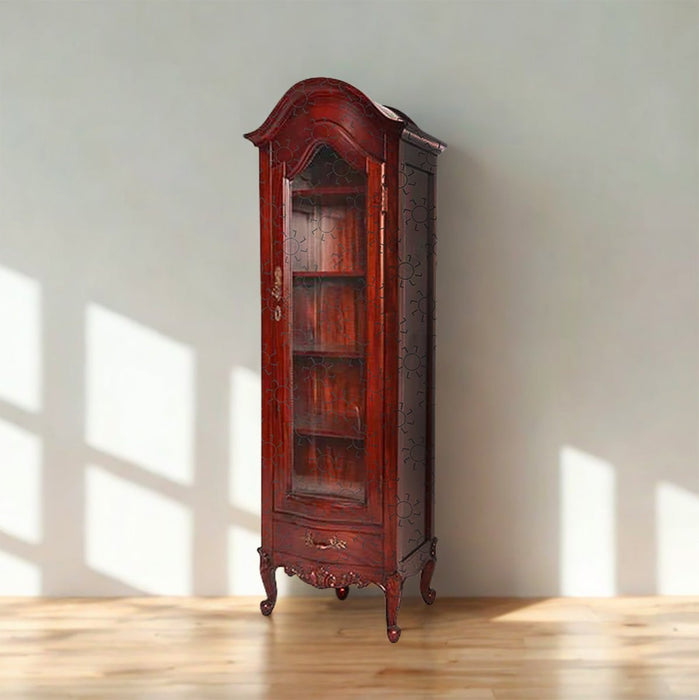 PAJANGAN - JATI Pajangan Sudut OLIV Ritz Oligarki | Display Cabinet OLIV OSCARLIVING