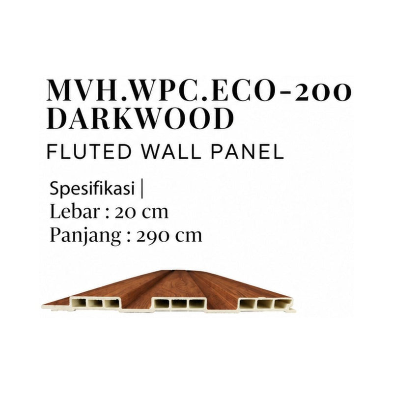 PANEL DINDING Panel Dinding Mevvah WPC Eco 200 MEVVAH OSCARLIVING