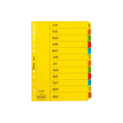 PEMBATAS DOKUMEN Bantex Cardboard Monthly 6059 Divider A4 | 1 Set BANTEX OSCARLIVING