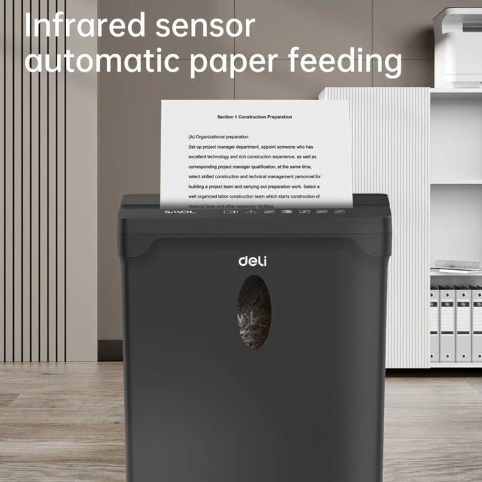 PENGHANCUR KERTAS Penghancur Kertas Deli Paper Shredder ET015 DELI OSCARLIVING